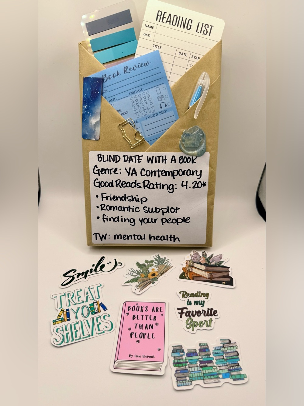 Blind Date with a Book 19 - YA Contemporary Book & Accessories